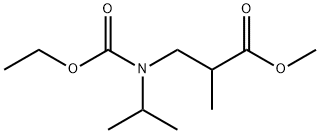 methyl 3-(ethoxycarbonyl-propan-2-yl-amino)-2-methyl-propanoate 结构式