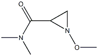 2-Aziridinecarboxamide,1-methoxy-N,N-dimethyl-,trans-(9CI) 结构式