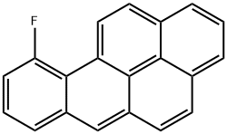 10-fluorobenzo(a)pyrene 结构式