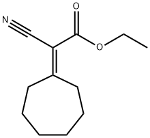 ETHYL 2-CYANO-2-CYCLOHEPTYLIDENACETATE 结构式
