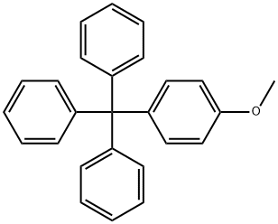 (p-Methoxyphenyl)triphenylmethane 结构式