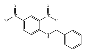 N-苄基-N-(2,4-二硝基苯基)胺 结构式