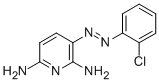 3-(o-Chlorophenylazo)-2,6-pyridinediamine 结构式