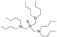 Tris(dibutylaminomethyl)phosphine sulfide 结构式