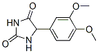 5-(3,4-Dimethoxyphenyl)hydantoin 结构式