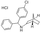 N-(4-CHLOROBENZHYDRYL)-NORBORNANAMINE HYDROCHLORIDE 结构式