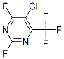 5-Chloro-2,4-difluoro-6-trifluoromethylpyrimidine 结构式