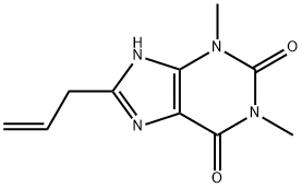 8-Allyltheophyline 结构式