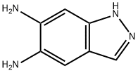 1H-INDAZOLE-5,6-DIAMINE 结构式