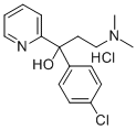 1-(4-氯苯基)-3-(二甲氨基)-1-(吡啶-2-基)丙烷-1-醇盐酸盐 结构式