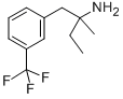 Phenethylamine, alpha-ethyl-alpha-methyl-m-trifluoromethyl- 结构式