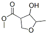 3-Furancarboxylicacid,tetrahydro-4-hydroxy-5-methyl-,methylester, 结构式