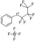 Iodonium phenylheptafluoropropyl tetrafluoroborate 结构式