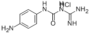 1-Amidino-3-(p-aminophenyl)urea hydrochloride 结构式