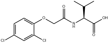 N-[(2,4-Dichlorophenoxy)acetyl]-L-valine 结构式