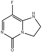 咪唑并[1,2-C]嘧啶-5(1H) - 酮,8 - 氟-2,3 - 二氢 结构式