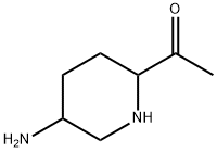 Ethanone, 1-(5-amino-2-piperidinyl)- (9CI) 结构式