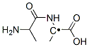 Ethyl, 1-[(2-amino-1-oxopropyl)amino]-1-carboxy-, (S)- (9CI) 结构式