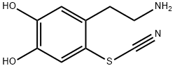 Thiocyanic acid, 2-(2-aminoethyl)-4,5-dihydroxyphenyl ester (9CI) 结构式