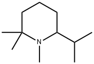 Piperidine, 1,2,2-trimethyl-6-(1-methylethyl)- (9CI) 结构式