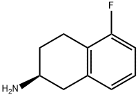 2-Naphthalenamine,5-fluoro-1,2,3,4-tetrahydro-,(S)-(9CI) 结构式