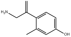 Phenol,  4-[1-(aminomethyl)ethenyl]-3-methyl- 结构式