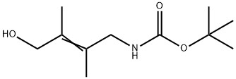 Carbamic acid, (4-hydroxy-2,3-dimethyl-2-butenyl)-, 1,1-dimethylethyl ester 结构式