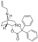 [1S,5R,(+)]-8-Allyl-8-azabicyclo[3.2.1]octane-2β-ol diphenylhydroxyacetate 结构式