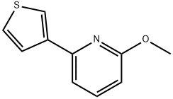 2-Methoxy-6-(3-thienyl)pyridine 结构式