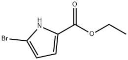 5-溴吡咯-2-羧酸乙酯 结构式