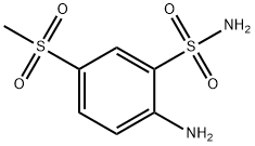 2-氨基-5-(甲基磺酰基)苯磺酰胺 结构式