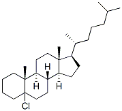5-chlorocholestane 结构式