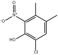 6-氯-3,4-二甲基-2-硝基苯酚 结构式