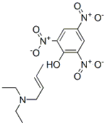 2-Butenylamine, N,N-diethyl-, picrate 结构式