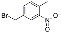 4-broMoMethyl-1-Methyl-2-nitro-benzene 结构式