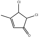 2-Cyclopenten-1-one,  4,5-dichloro-3-methyl- 结构式
