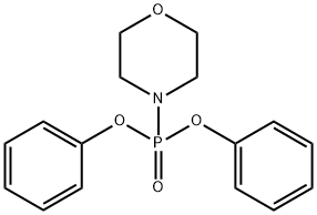 Morpholinophosphonic acid diphenyl ester 结构式