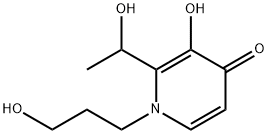 4(1H)-Pyridinone, 3-hydroxy-2-(1-hydroxyethyl)-1-(3-hydroxypropyl)- (9CI) 结构式