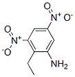 Benzenamine, 2-ethyl-3,5-dinitro- (9CI) 结构式