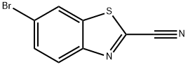 6-溴苯并[D]噻唑-2-甲腈 结构式