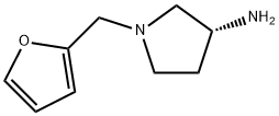 3-Pyrrolidinamine,1-(2-furanylmethyl)-,(3R)-(9CI) 结构式