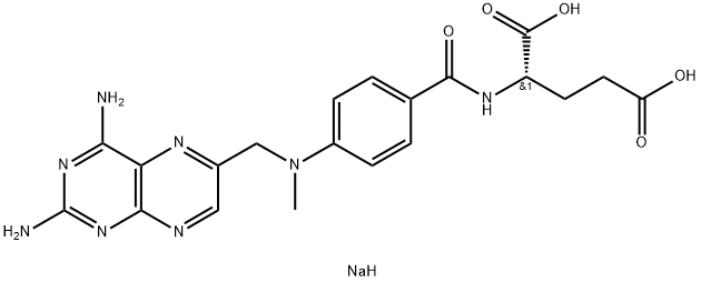甲氨蝶呤二钠盐 结构式