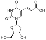 (E)-3-(1-((2R,4S,5R)-4-hydroxy-5-(hydroxymethyl)tetrahydrofuran-2-yl)-2,4-dioxo-1,2,3,4-tetrahydropyrimidin-5-yl)acrylicacid