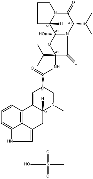 ergocorninine methanesulfonate 结构式