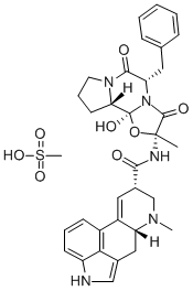 Ergotaminine methanesulfonate 结构式