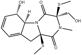 二(甲硫基)焦霉毒素 结构式
