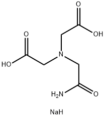 N-(2-乙酰胺基)-2-亚氨基二乙酸单钠盐 结构式