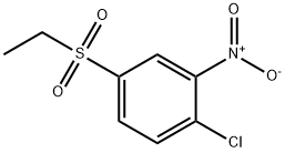2-硝基-4-乙砜基氯苯 结构式