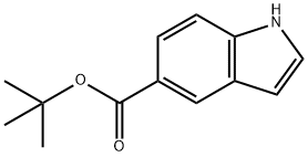 tert-butyl 1H-indole-5-caboxylate 结构式