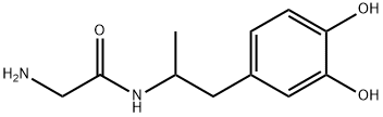 Acetamide, 2-amino-N-[2-(3,4-dihydroxyphenyl)-1-methylethyl]- (9CI) 结构式